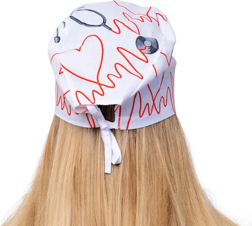 Vista 87 de Print Scrub Caps - Sombrero perfecto para enfermeras, médicos y EMTs..