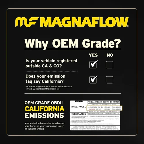 Vista 4 de MagnaFlow - 51005 - Convertidor catalítico universal (no cumple con los estándares CARB).
