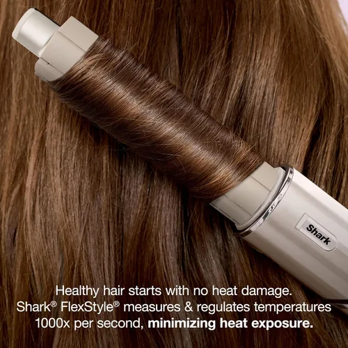Vista 4 de Shark FlexStyle Air Multi-Styler y sistema de secado Cepillo secador de pelo para soplados con rizadores Coanda de envoltura automática, cepillo