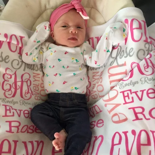 Vista 10 de Manta de nombre personalizada para bebé niña niños y adultos con nombre, personalizado con nombre del bebé, manta personalizada para niños. Regalo