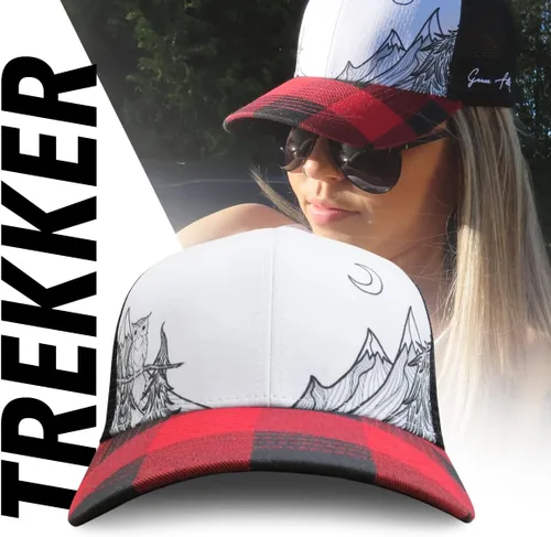 Vista 3 de Grace Folly Sombreros de camionero de playa para mujer, gorra de béisbol Snapback para verano