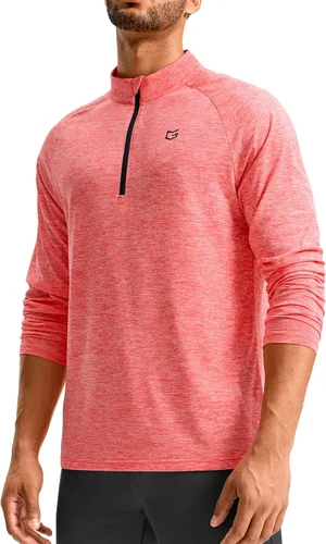 Vista 11 de G Gradual Camisetas deportivas de manga larga con cremallera de un cuarto Blanco