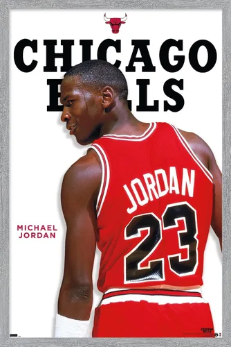 Vista 15 de Trends International Michael Jordan - Póster de pared de la serie de características, 22.4 pulgadas de largo x 14.7 pulgadas, versión enmarcada