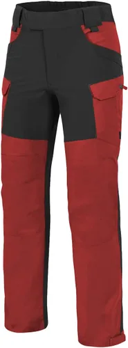 Vista 9 de Helikon-Tex - Pantalones híbridos para hombre, HOP Outback, DuraCanvas, VersaStretch Coyote marrón/negro.