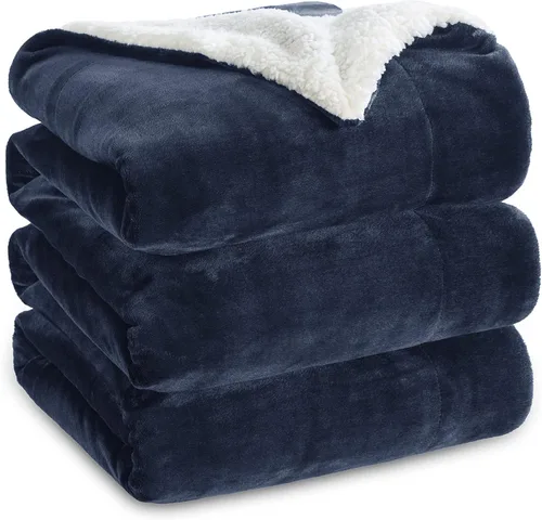 Vista 20 de Bedsure GentleSoft - Manta de forro polar Sherpa para sofá, manta de Navidad gruesa y cálida para invierno, manta de felpa suave y esponjosa como