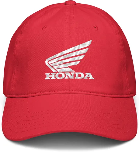 Vista 2 de Honda Nuevo sombrero de béisbol ajustable con logotipo de ala blanca