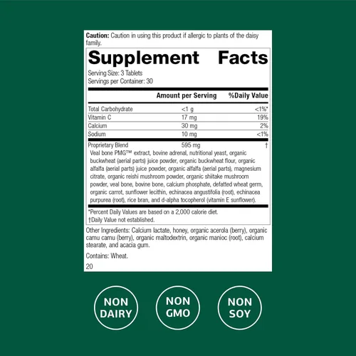 Vista 2 de Proceso estándar Cataplex C - Apoya la salud inmunológica y ósea - Ayuda a la piel saludable y el tejido conectivo - Incluye vitamina C antioxidante