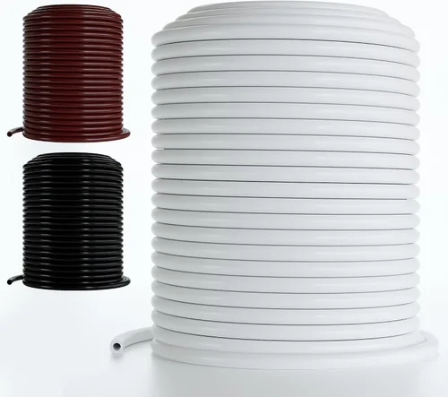 Vista 10 de DBR Tech® Tubo de riego por goteo de 1/4, 100 pies, manguera flexible de riego por goteo de plástico PVC para jardinería, nebulización, hidroponía