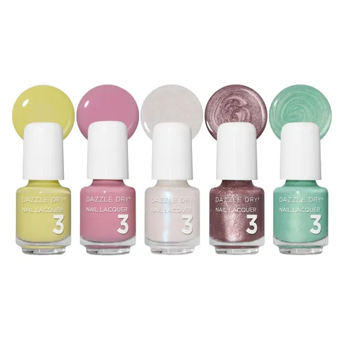 Vista 19 de Mini Flight Dazzle Dry – Afterparty – 5 mini lacas Juego de esmaltes de uñas de 5 piezas · Secado rápido · Larga duración · Manicuras no tóxicas