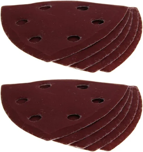 Vista 16 de Utoolmart Papel de lija para detalles, papel de lija triangular, almohadillas de lijado de gancho y bucle, multiherramienta oscilante triangular, 15