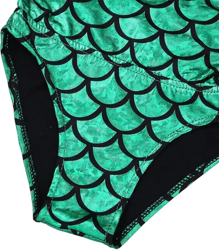 Vista 6 de YiZYiF - Traje de baño con cola de sirena, 2 piezas y 3 piezas