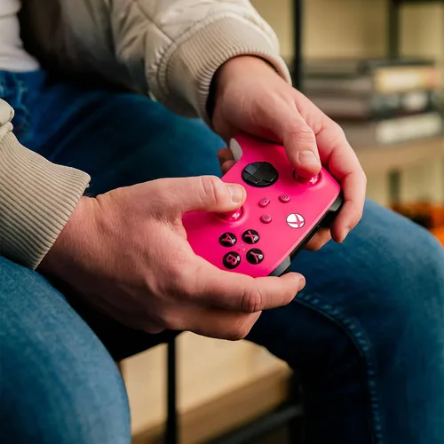 Vista 7 de Microsoft Controller for Series X / S, & Xbox One (Latest Model) - Deep Pink (Renewed)