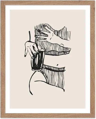 Vista 14 de Poster Master Faces Poster - Retro Women Print - Portrait Art - Sketch Illustration - Abstract Artwork - Woman Design - Chic Boho Design - Great