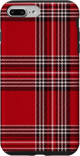 Vista 12 de Funda con diseño de Navidad a cuadros rojos para iPhone 13 Pro Max