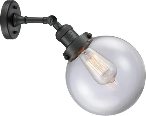 Vista 3 de Innovations INNO203-BK-G202-8-LED Lámpara de pared LED de restauración, color negro