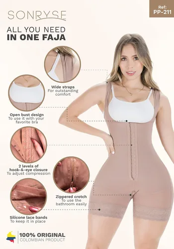 Vista 4 de Sonryse Fajas Colombianas Posparto C-section Postpartum Shapewear for Women