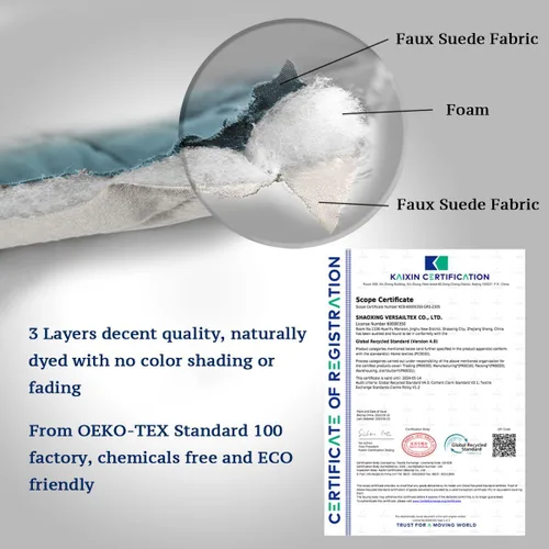 Vista 91 de H.VERSAILTEX Funda de sofá resistente al agua para sofá de 3 cojines, reversible, protector de muebles acolchado con correa elástica, funda de sofá