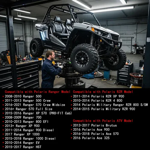 Vista 2 de Pastillas de freno sinterizadas compatibles con Polaris Ranger 500 570 700 800 900 XP700 XP800 XP900, Crew 570 EV, Polaris RZR 900 Replaces 1911228