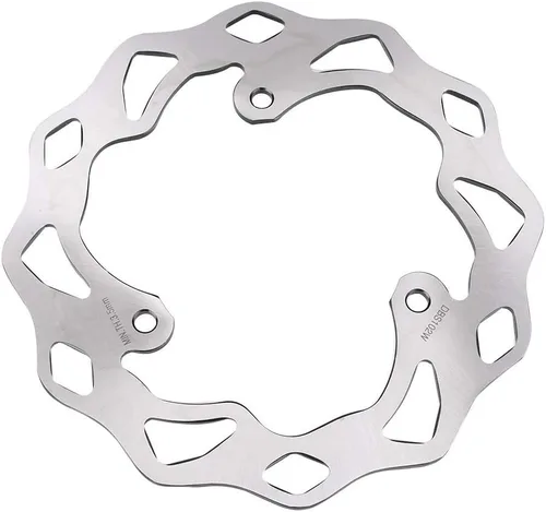 Vista 5 de FSFY - Rotores de freno de motocicleta, rotores de disco de freno trasero, acero inoxidable, plateado, apto para Yamaha MT-03 ABS 320 2016/YZF