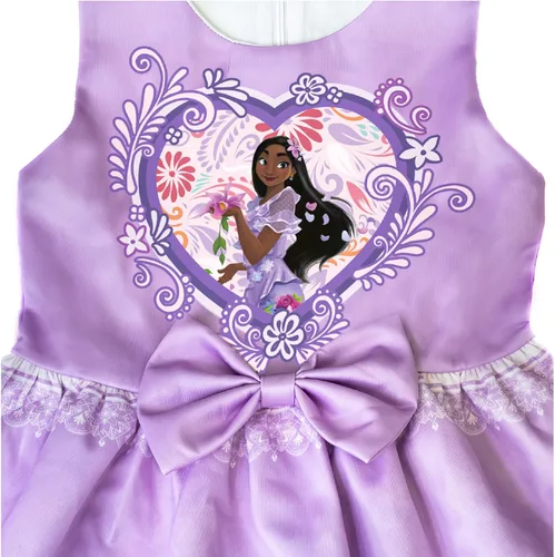 Vista 7 de JIJIJUM Encanto - Disfraz de princesa Isabella para cumpleaños