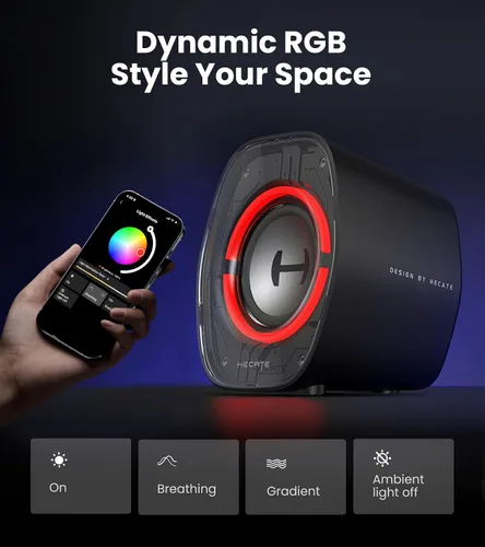 Vista 6 de Edifier G1000 II Altavoces de computadora de escritorio para juegos, controlador de rango completo de 2.5 pulgadas y graves mejorados, Bluetooth 5.4