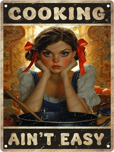 Vista 23 de Cartel de metal divertido Baker Sprinkles Are For Cupcakes Not Toilet Seats Novedoso póster de metal para el hogar, cocina, baño, letrero