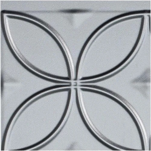 Vista 41 de FASÄDE Anillos Panel de Revestimiento Decorativo de Vinilo de 18 x 24 pulgadas en Bronce Argent (Paquete de 5)