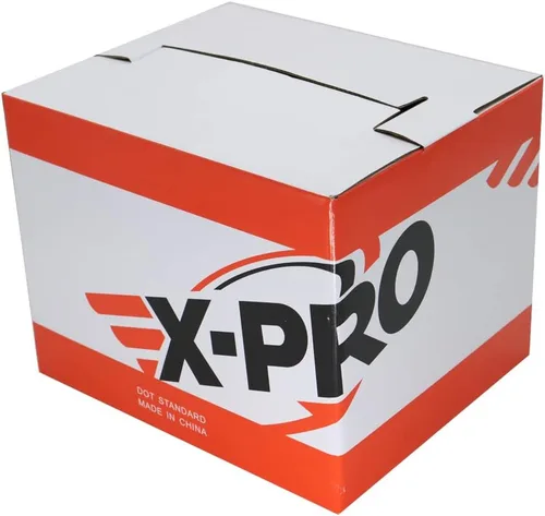 Vista 6 de X-Pro Casco de motocicleta para adultos aprobado por DOT (S, azul 2022)