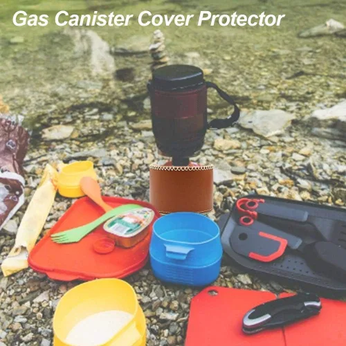 Vista 2 de 450/230G Tanque de Gas Funda Protectora Cilindro de Combustible Cocina Tanque de Gas Protector Bolsa de Almacenamiento Durable al Aire Libre Camping