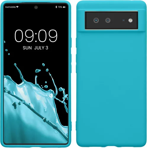 Vista 31 de kwmobile Funda compatible con Google Pixel 6 - Funda protectora de silicona TPU suave y delgada - Piedra antigua