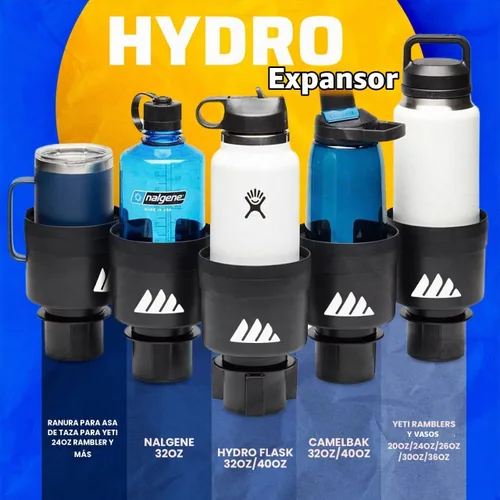 Vista 4 de Integral Expansor de portavasos de coche para Hydro Flask y botellas