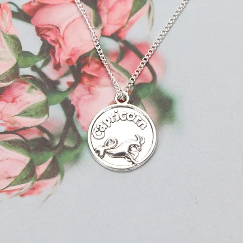 Vista 4 de Tupalizy 24 dijes de signo del zodiaco a granel para collares, pulseras, llaveros, aretes, gargantillas vintage redondas, 12 colgantes
