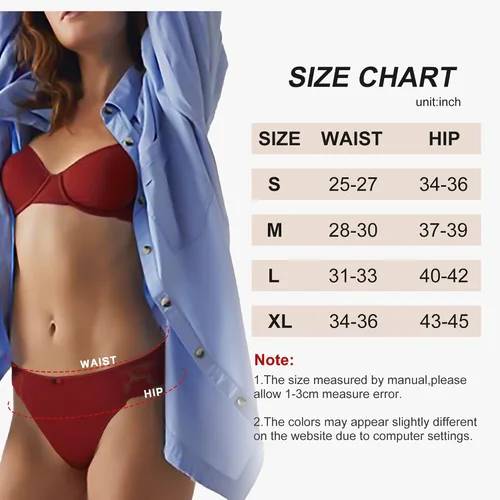 Vista 6 de LEVAO Tangas de algodón para mujer, tangas de algodón sexy con espalda en T, ropa interior cómoda, paquete múltiple S-XL