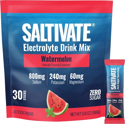 Vista 7 de Electrolitos sin sabor HSA FSA Alto contenido de sodio, potasio, magnesio Sin azúcar, estevia, ácido cítrico o maltodextrina Polvo