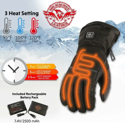 Vista 3 de Guantes térmicos para mujer, con pantalla táctil, incluye paquete