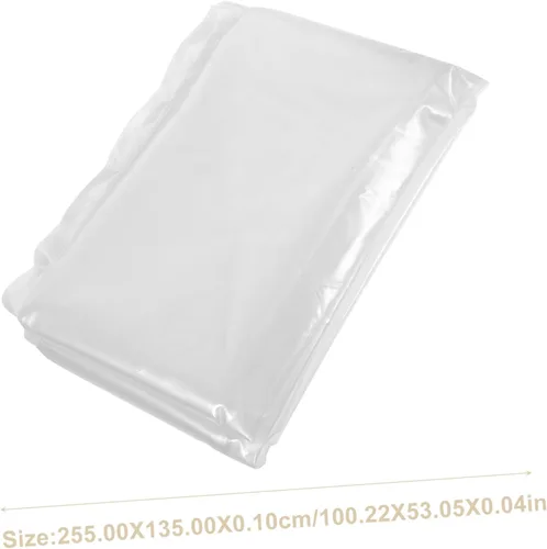 Vista 2 de Funda de sofá transparente más gruesa, protector de muebles para sofá de dos plazas pequeños, funda transparente para mascotas antiarañazos, polvo