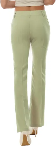 Vista 75 de Design by Olivia Pantalones de oficina de corte holgado para mujer