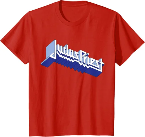 Vista 3 de Judas Priest - Camiseta con logotipo de Defender, Negro