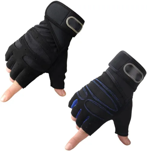 Vista 5 de BESPORTBLE 1 par de guantes deportivos para hombre, guantes de entrenamiento al aire libre, guantes de mano para hombres guantes de entrenamiento