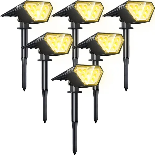 Vista 10 de Luces solares para exteriores, 2 en 1, para paisaje