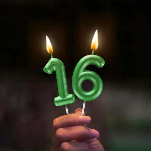 Vista 27 de Velas de número 9 arcoíris con número 3D para decoración de fiesta de pastel de cumpleaños, suministros de celebración de aniversario de boda