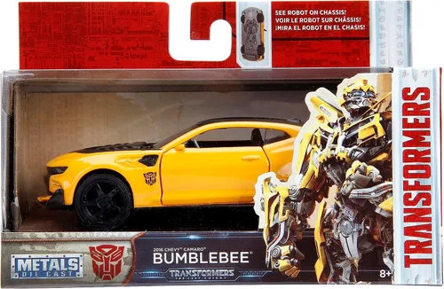Vista 6 de JADA 1:32 Metals Transformers - Bumblebee 2016 Chevrolet Camaro Diecast Model Car