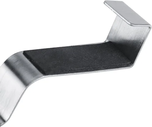 Vista 6 de Gavigain Toallero curvado de acero sobre la puerta, colgador para armario o armario, toallero para gabinete para cocina, baño, sostiene toallas