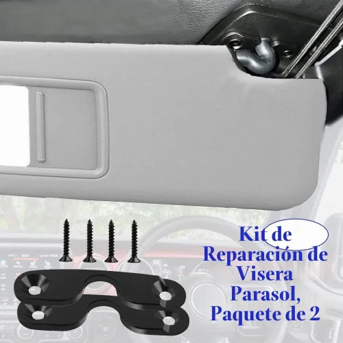Vista 7 de Kit de reparación de visera solar para Jeep Wrangler, clips de visera solar resistentes para Jeep Gladiator, accesorios para visera