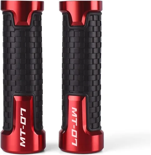 Vista 7 de Manillar de motocicleta MT-07 para Yamaha MT07 MT FZ 07 2016-2019 2020 2021 FZ07 motocicleta antideslizante Agarres de manillar de motocicleta Negro