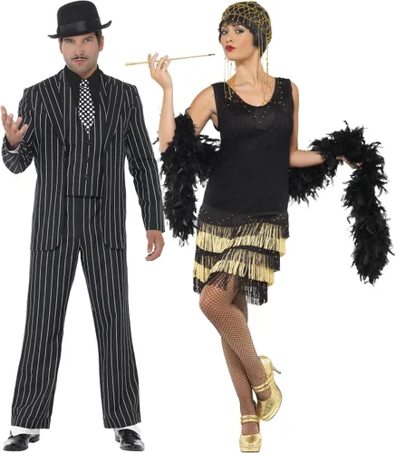 Vista 5 de Smiffys 1920s Fringed Flapper Costume