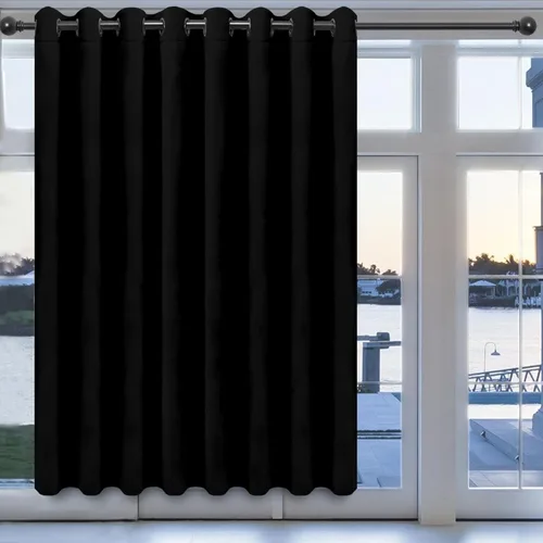 Vista 213 de Easy-Going - Cortinas opacas para dormitorio, aislamiento térmico sólido con ojales, cortinas de ventana para reducción de ruido, cortinas