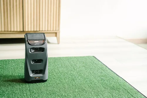 Vista 6 de Bushnell Golf Launch Pro i Circle B Edition - Monitor de lanzamiento con precisión de nivel de giro, medición basada en cámara, uso en interiores