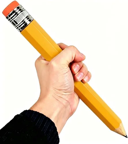 Vista 10 de Nice purchase Big Pencils For Kid Giant Wooden Jumbo Pencil So Cool (3 pack(orange-yellow))