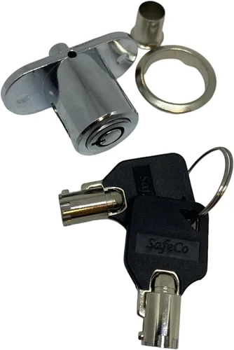 Vista 3 de Cerraduras de émbolo para gabinetes de alta seguridad (con llave similar)